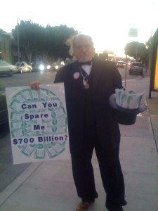 Can you spare $700 billion? Rally in Hollywood Sept 25 at Highland & Melrose