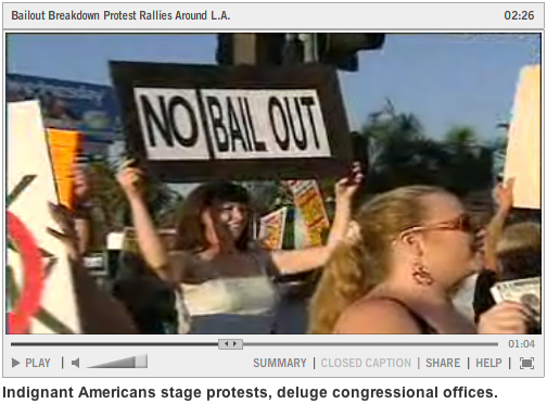 Video of rally in Hollywood from KTLA / LA Times